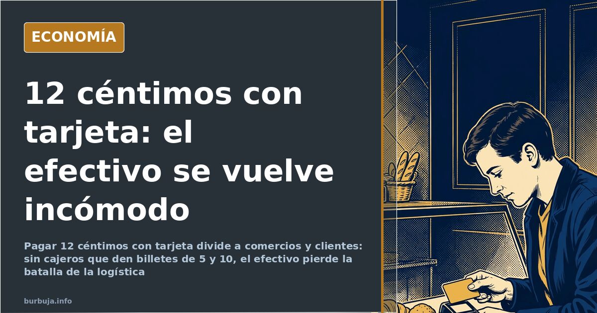 El ticket de 12 céntimos que reaviva el debate del efectivo