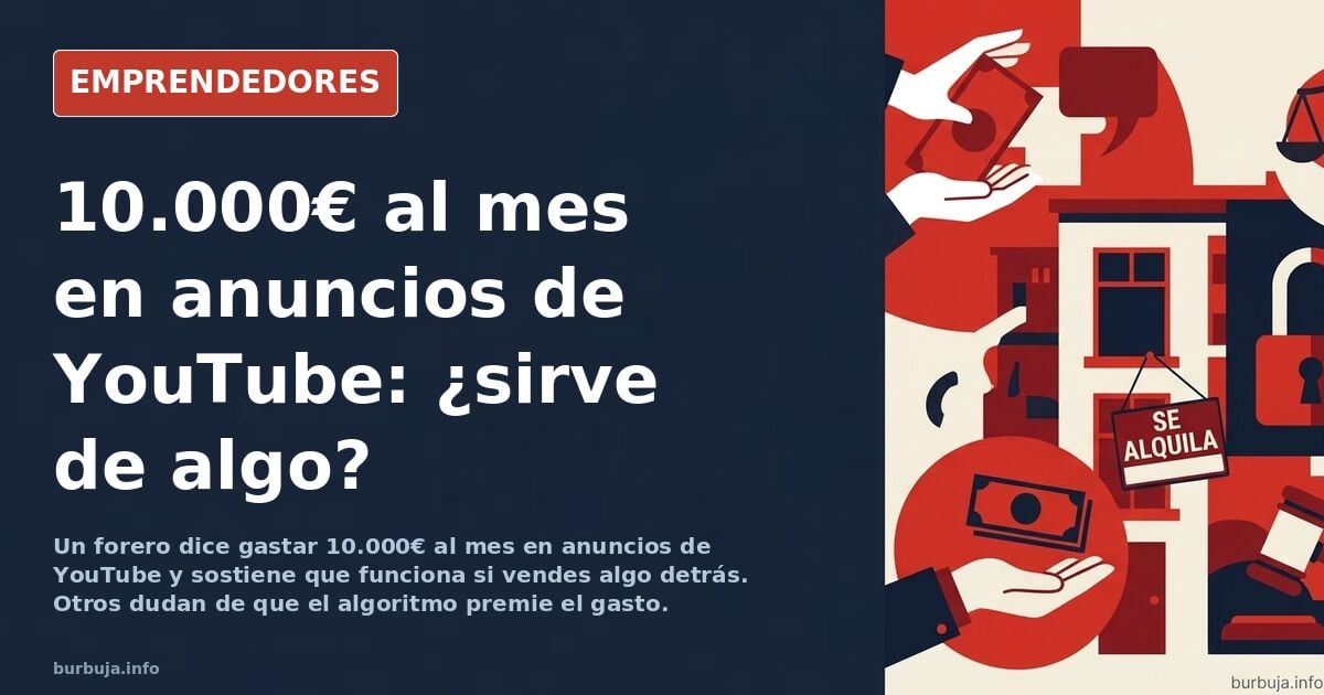 Panel de Google Ads mostrando inversión publicitaria mensual para promocionar vídeos de YouTube y métricas de clics