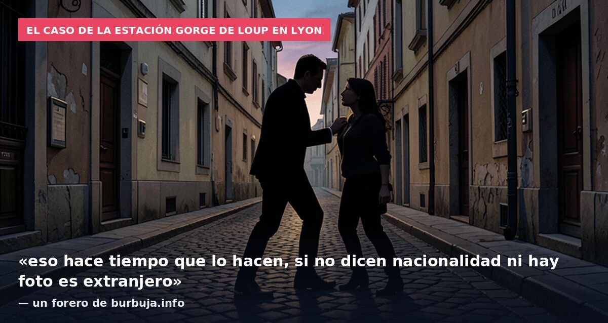 El caso de la estación Gorge de Loup en Lyon: «eso hace tiempo que lo hacen, si no dicen nacionalidad ni hay foto es extranjero» — un forero de burbuja.info