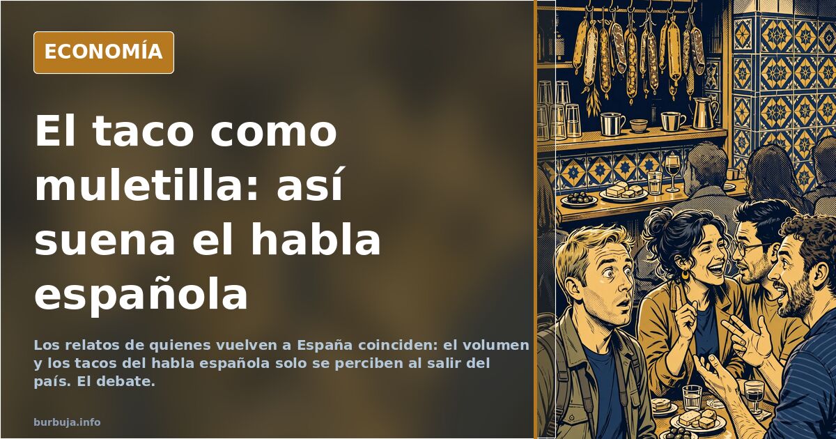 Tacos y vozarrón: por qué el habla española suena más vulgar
