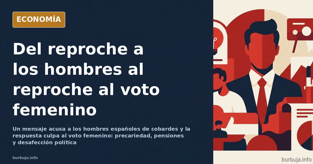 Siluetas de votantes ante una urna, ilustración sobre el voto por género y la desafección política en España