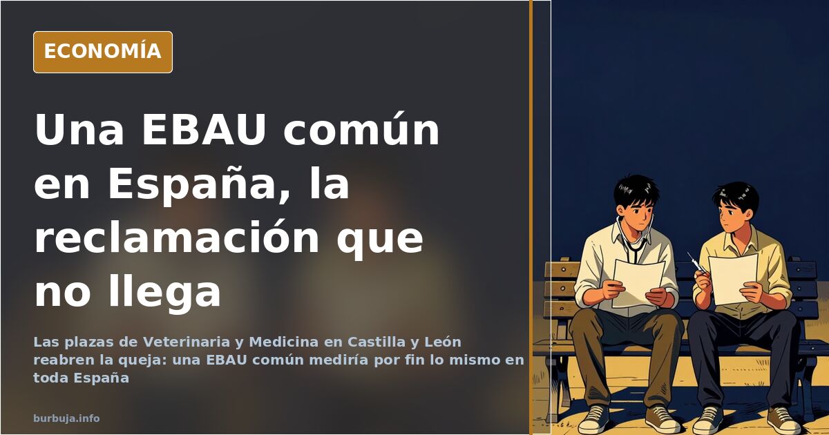 EBAU por comunidad: el agravio que mueve plazas universitarias