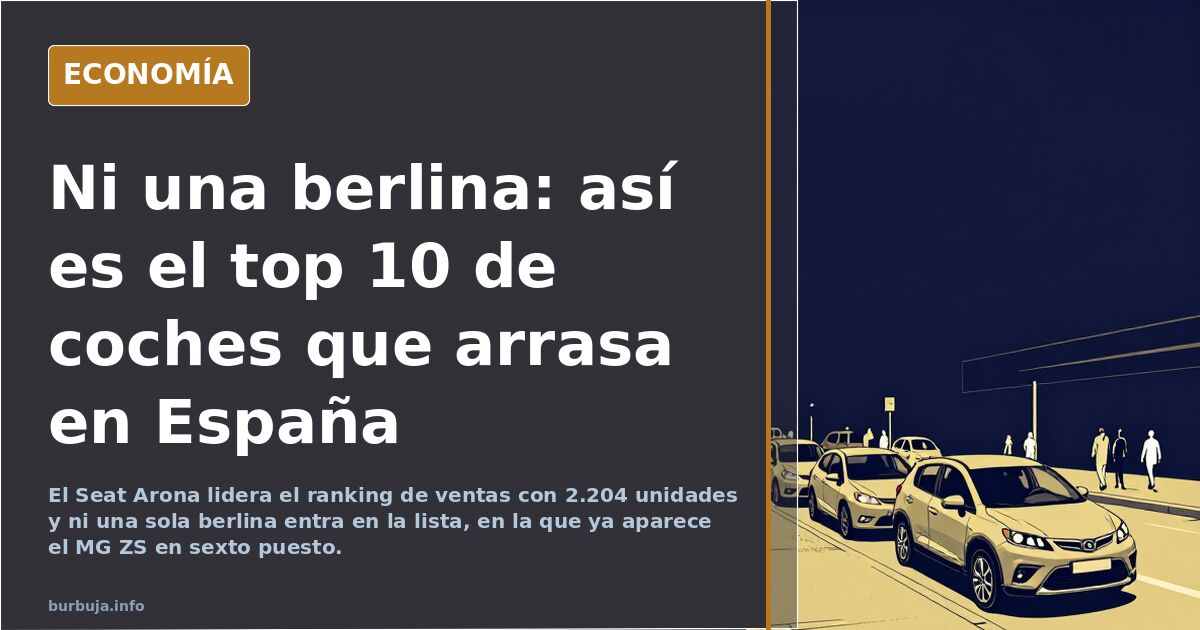 Los 10 coches más vendidos en España: ni una sola berlina