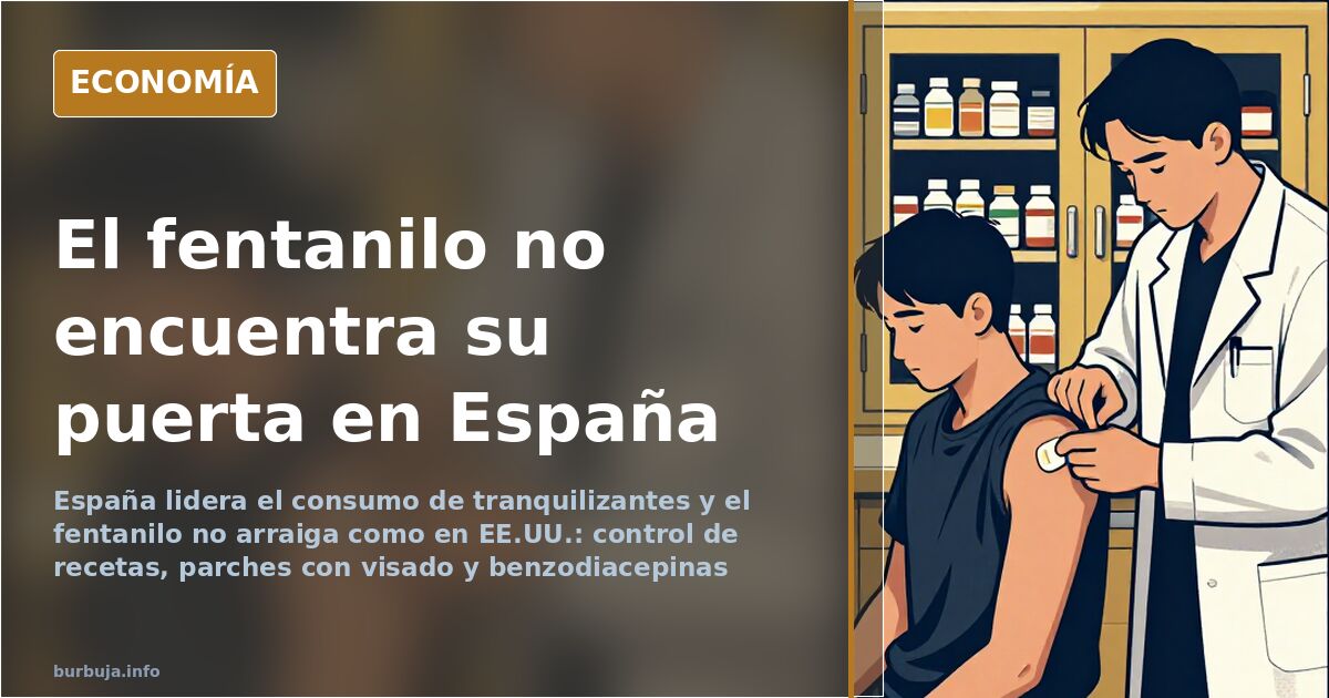 Fentanilo: por qué no llega a España como a Estados Unidos