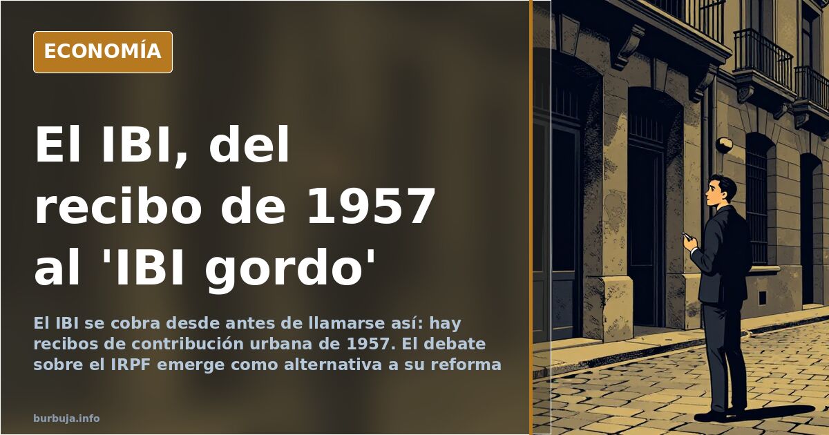 IBI: el impuesto municipal que casi nadie quiere pagar