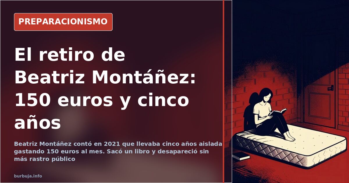 Qué fue de Beatriz Montáñez: el retiro de 150 euros al mes