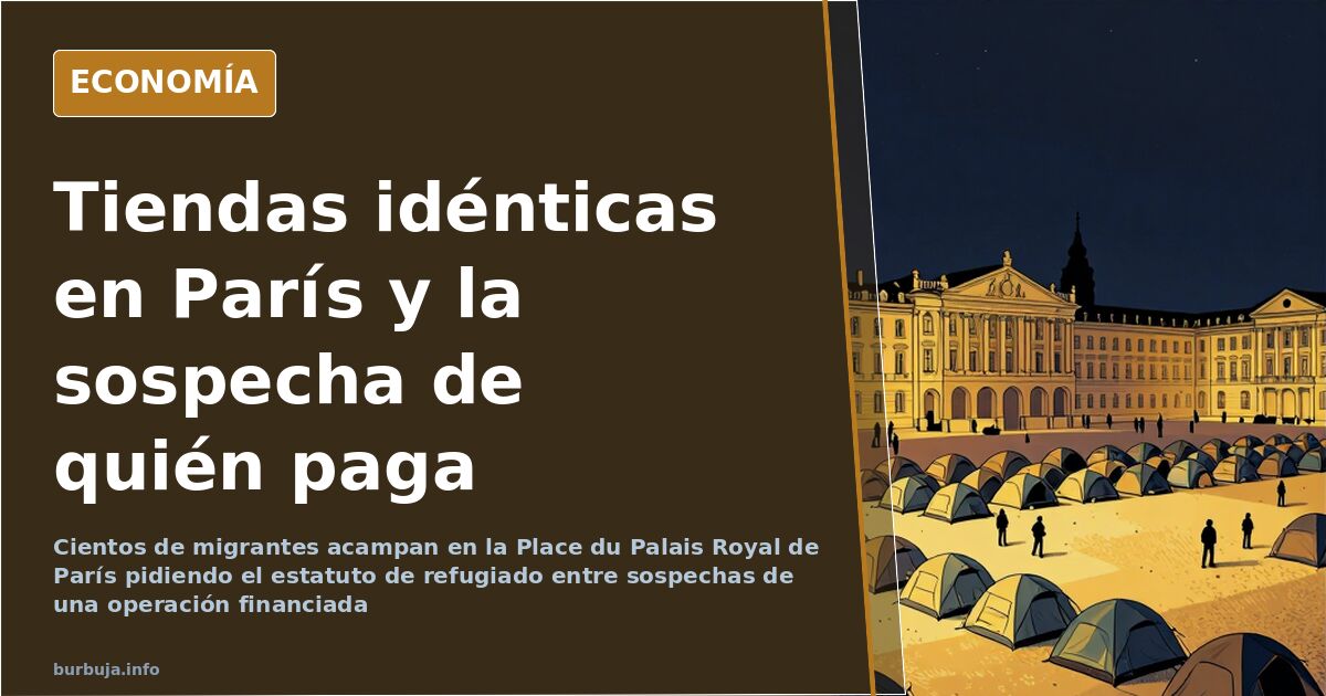 París: tiendas idénticas y la sospecha de operación organizada