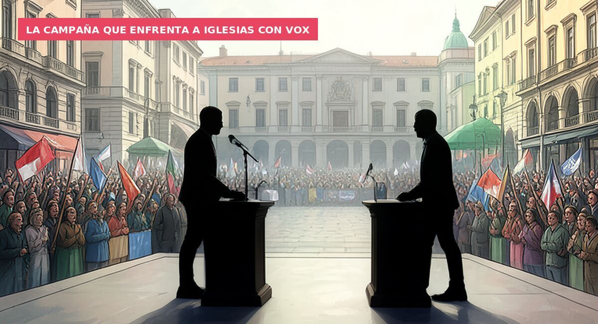 La campaña que enfrenta a Iglesias con VOX