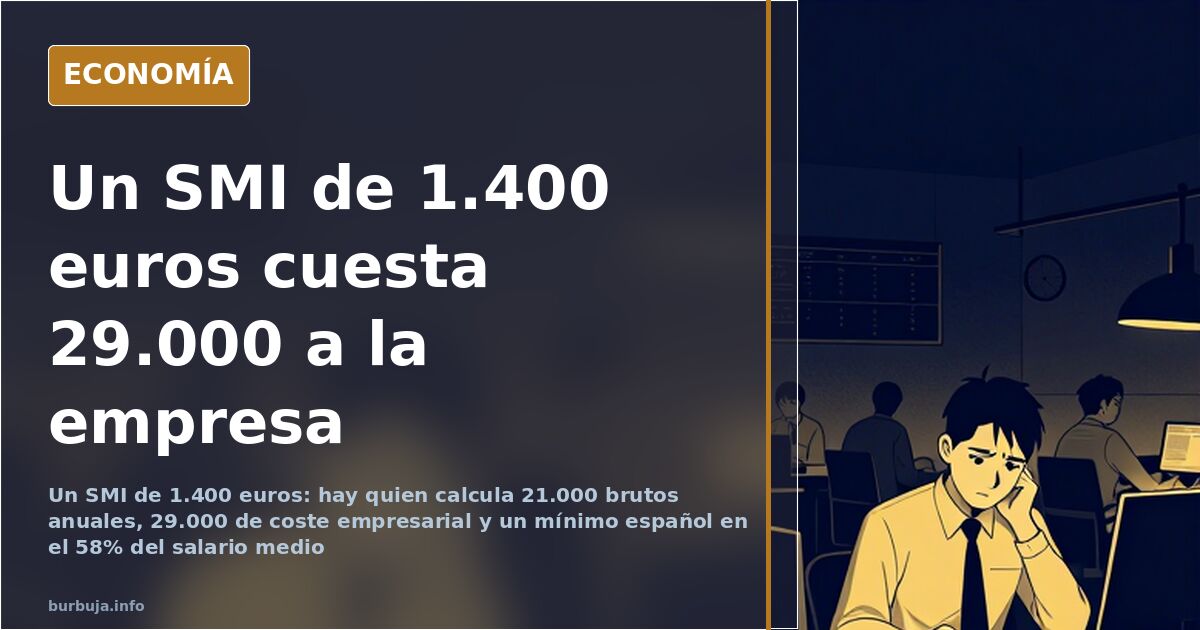 Billetes de euro y una calculadora sobre una mesa, ilustración sobre el salario mínimo de 1.400 euros al mes