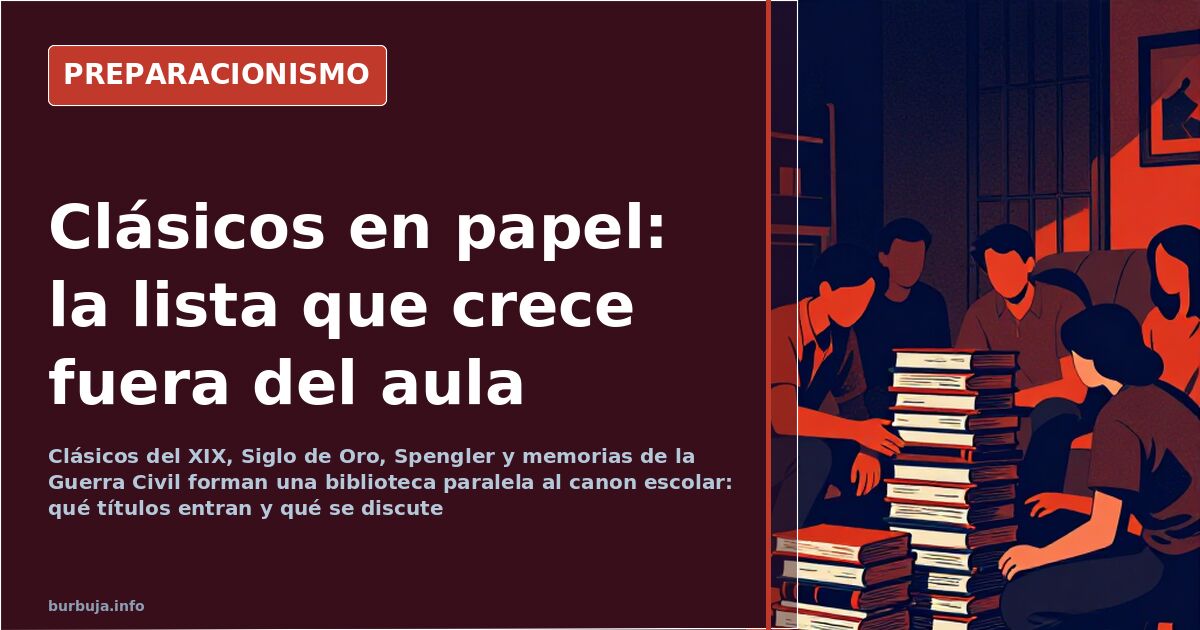 Estantería con clásicos de la literatura en ediciones antiguas, base de una biblioteca antiwoke