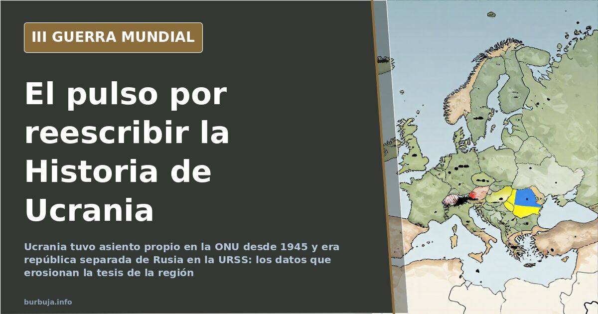 «Ucrania, región de Rusia»: la tesis que reescribe 1991