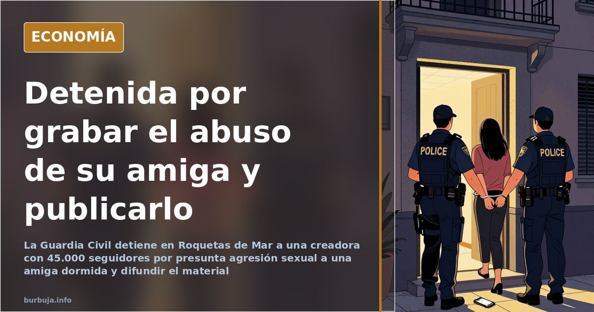 Detenida en Roquetas una influencer por abusar de una amiga