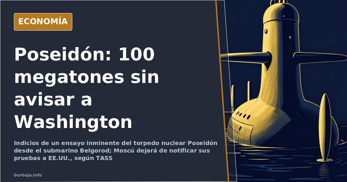 Indicios de un ensayo del Poseidón sin avisar a EE.UU.
