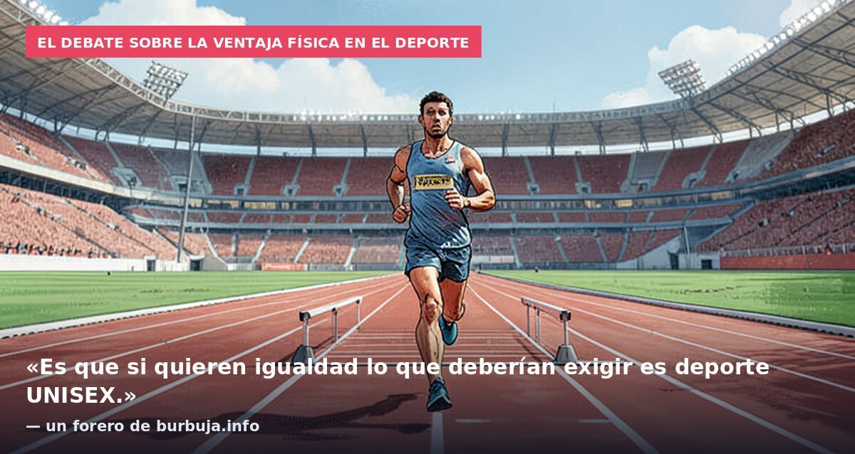 El debate sobre la ventaja física en el deporte: «Es que si quieren igualdad lo que deberían exigir es deporte UNISEX.» — un forero de burbuja.info