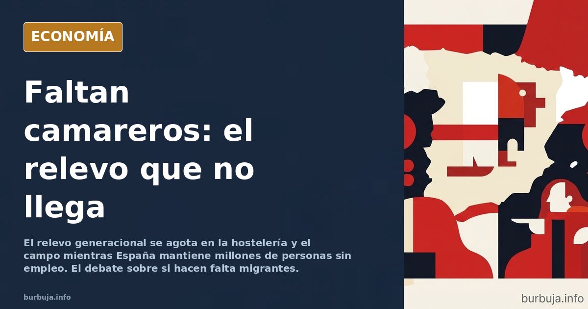 El relevo generacional que no llega a la hostelería