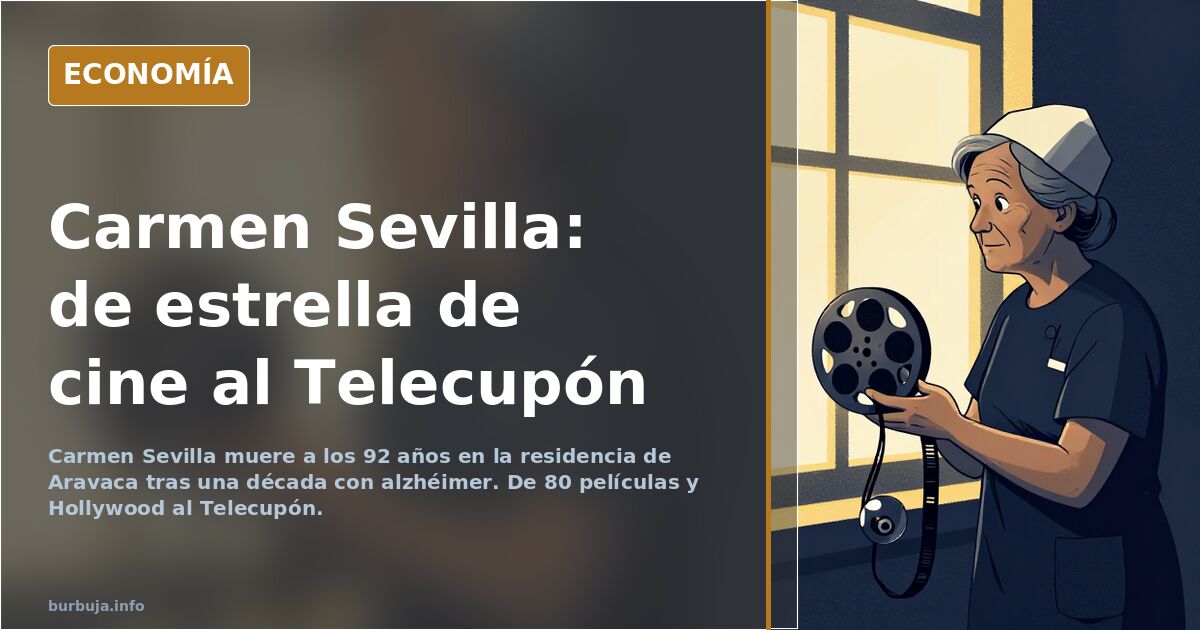 Muere Carmen Sevilla a los 92 años tras una década con alzhéimer