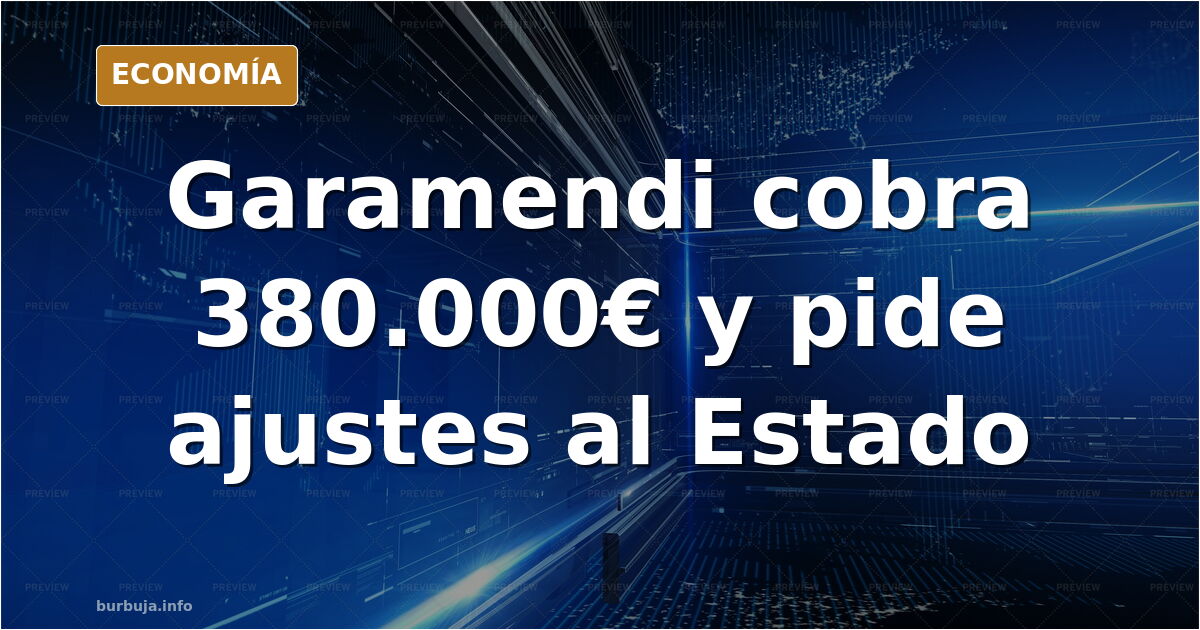Fachada de una sede empresarial con banderas institucionales, ilustración editorial en azul marino y dorado
