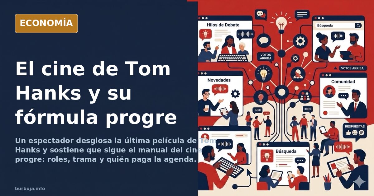 Un espectador critica el cine progre de Tom Hanks