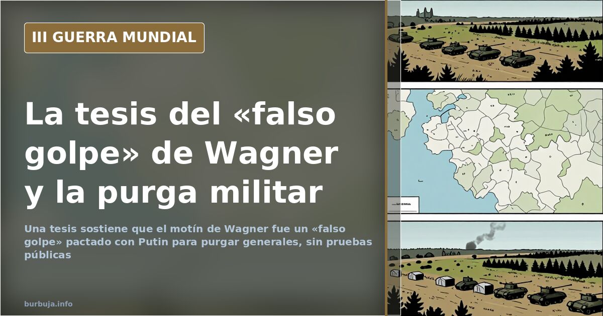 La tesis del «falso golpe» de Wagner en Bielorrusia