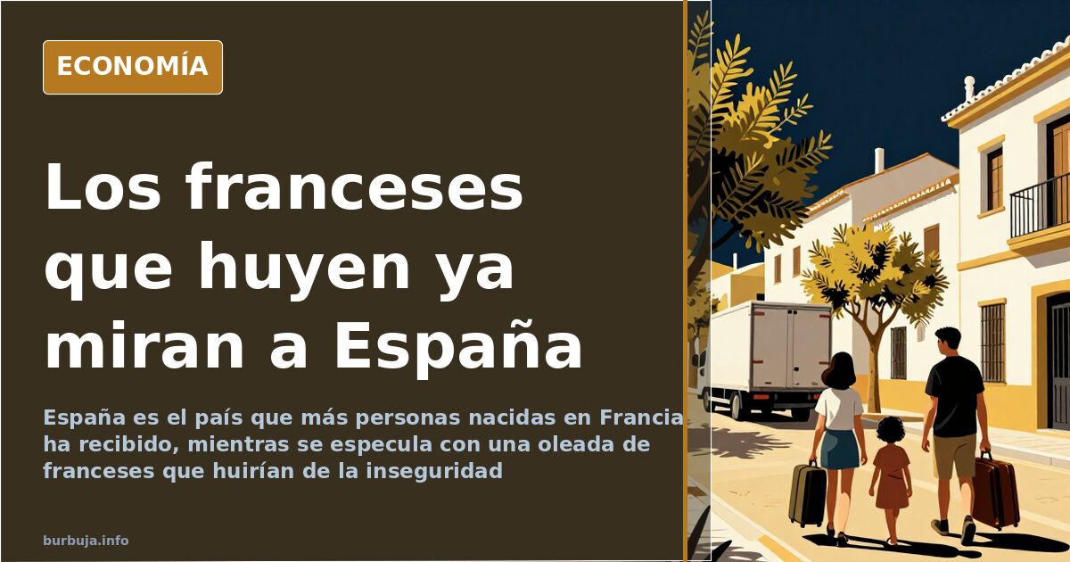 España, el país que más nacidos en Francia recibe