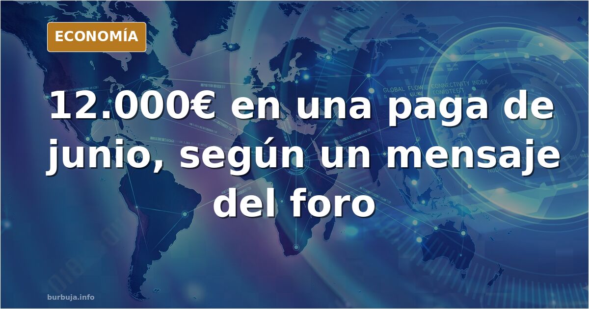 Ilustración editorial de dos pensionistas con la paga extra de junio y un trabajador contando monedas sobre una mesa