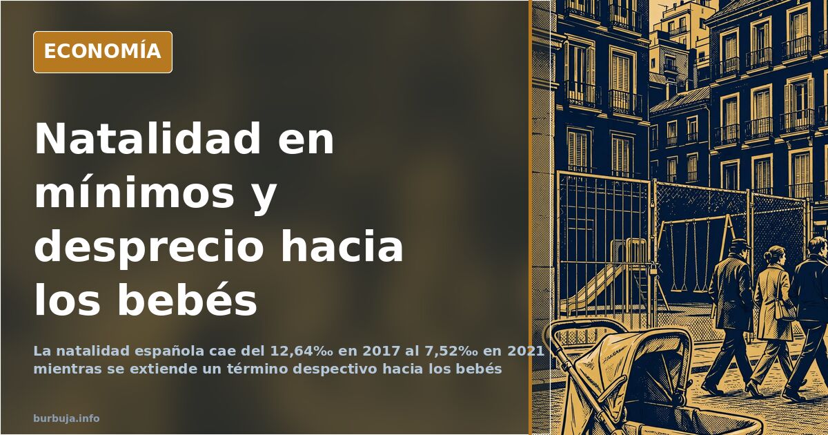 El desprecio a los bebés en el país con menos hijos