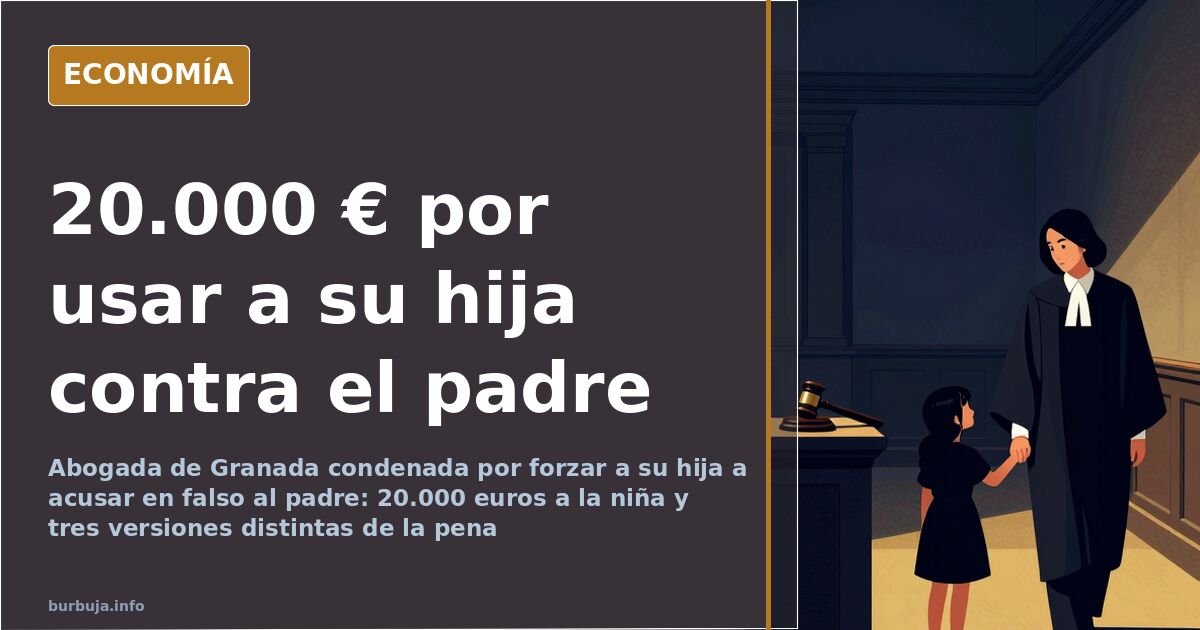 Abogada condenada por forzar a su hija a denunciar falsos abusos