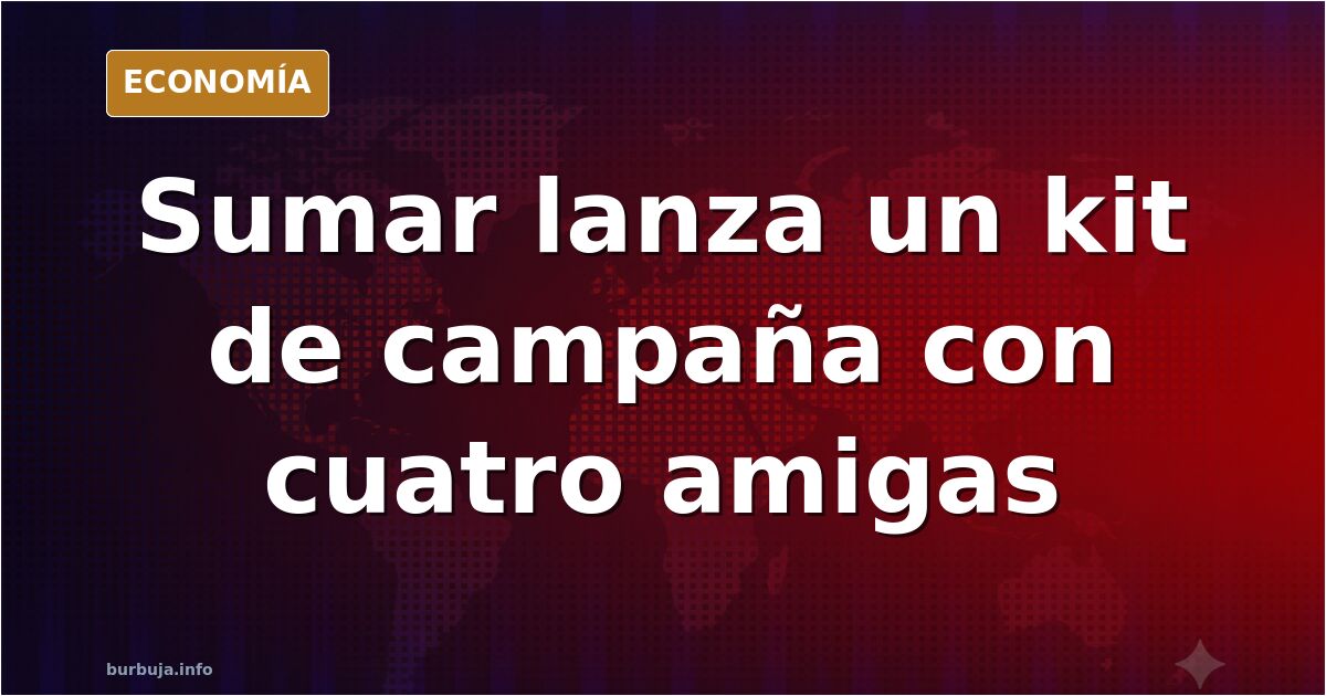 Imagen difundida con la promoción de la campaña #AmigasDeSumar de Sumar