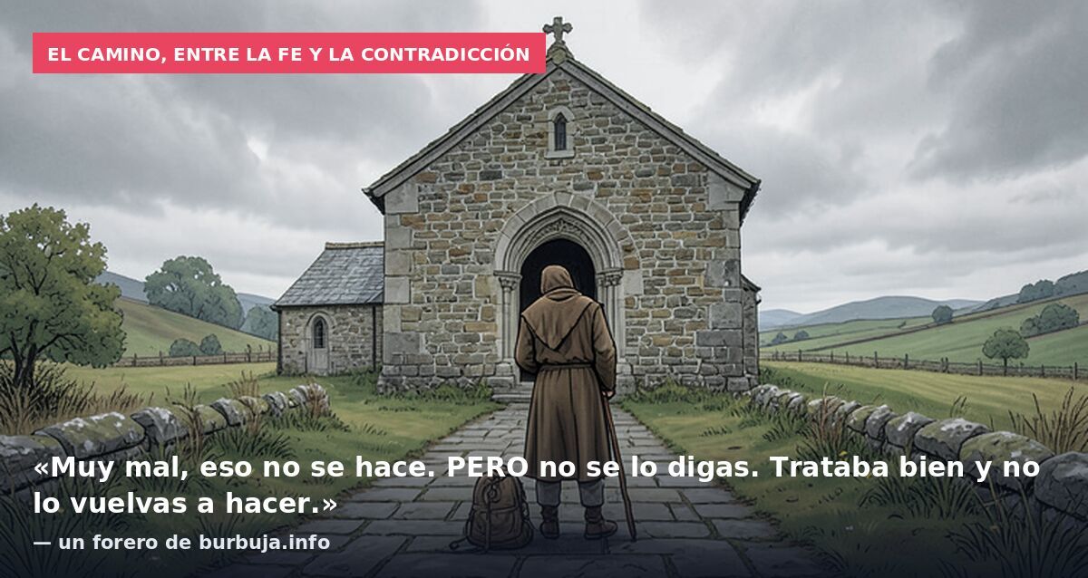 El Camino, entre la fe y la contradicción: «Muy mal, eso no se hace. PERO no se lo digas. Trataba bien y no lo vuelvas a hacer.» — un forero de burbuja.info