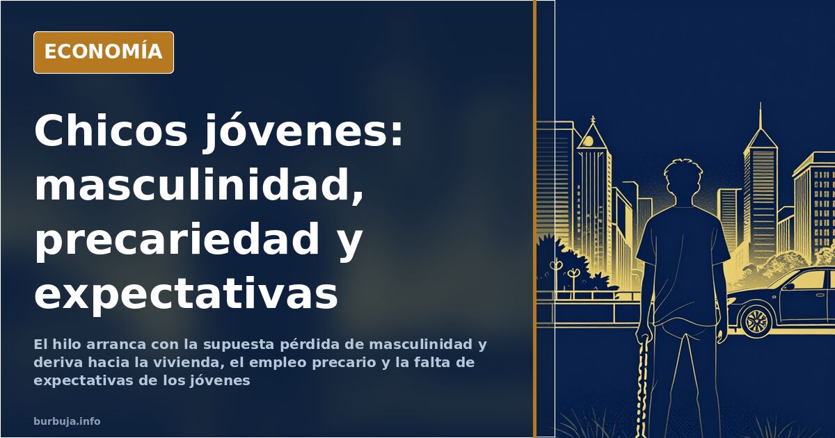Chicos jóvenes: el debate entre precariedad y masculinidad