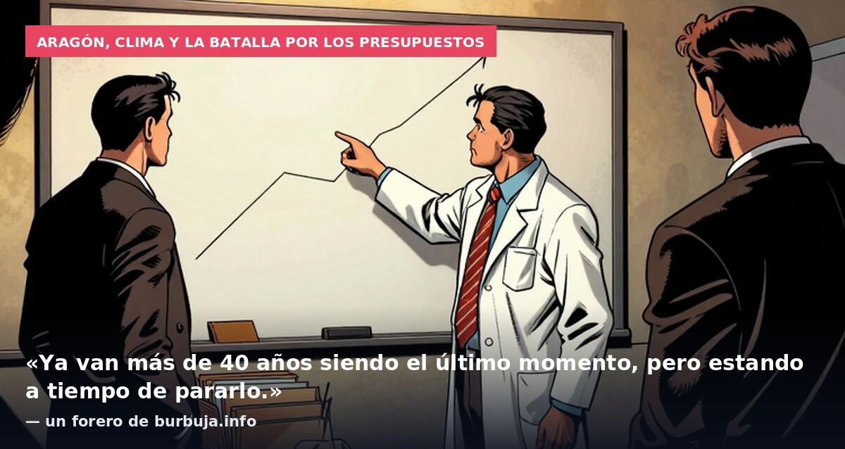 Aragón, clima y la batalla por los presupuestos: «Ya van más de 40 años siendo el último momento, pero estando a tiempo de pararlo.» — un forero de burbuja.info