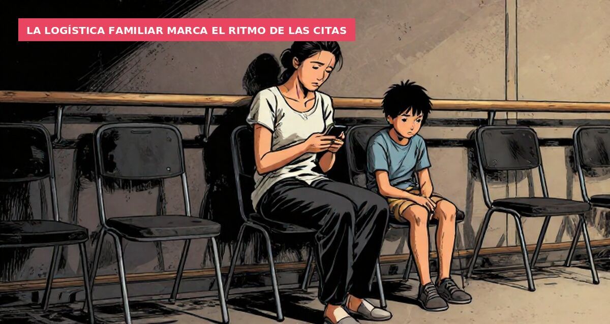 La logística familiar marca el ritmo de las citas