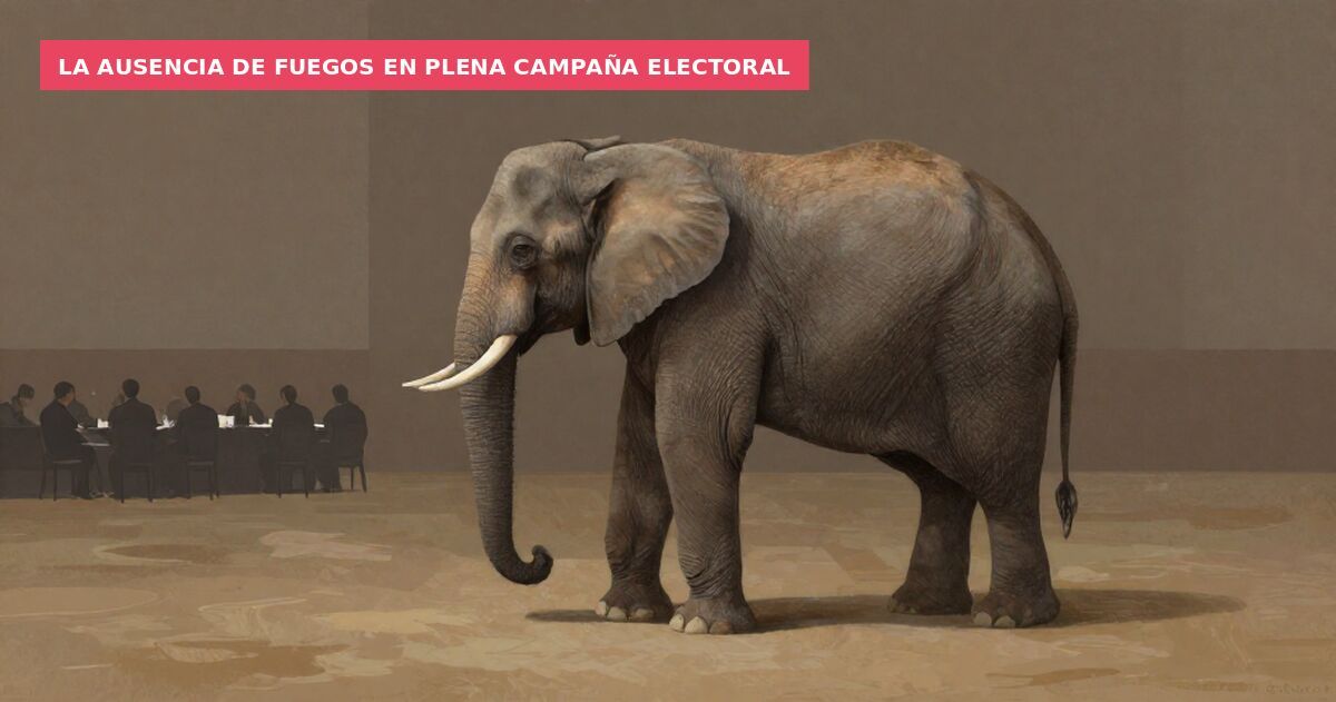 La ausencia de fuegos en plena campaña electoral