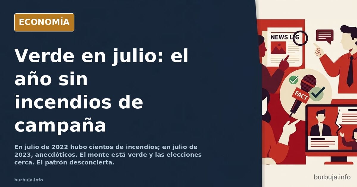 Incendios en campaña: el patrón que nadie explica