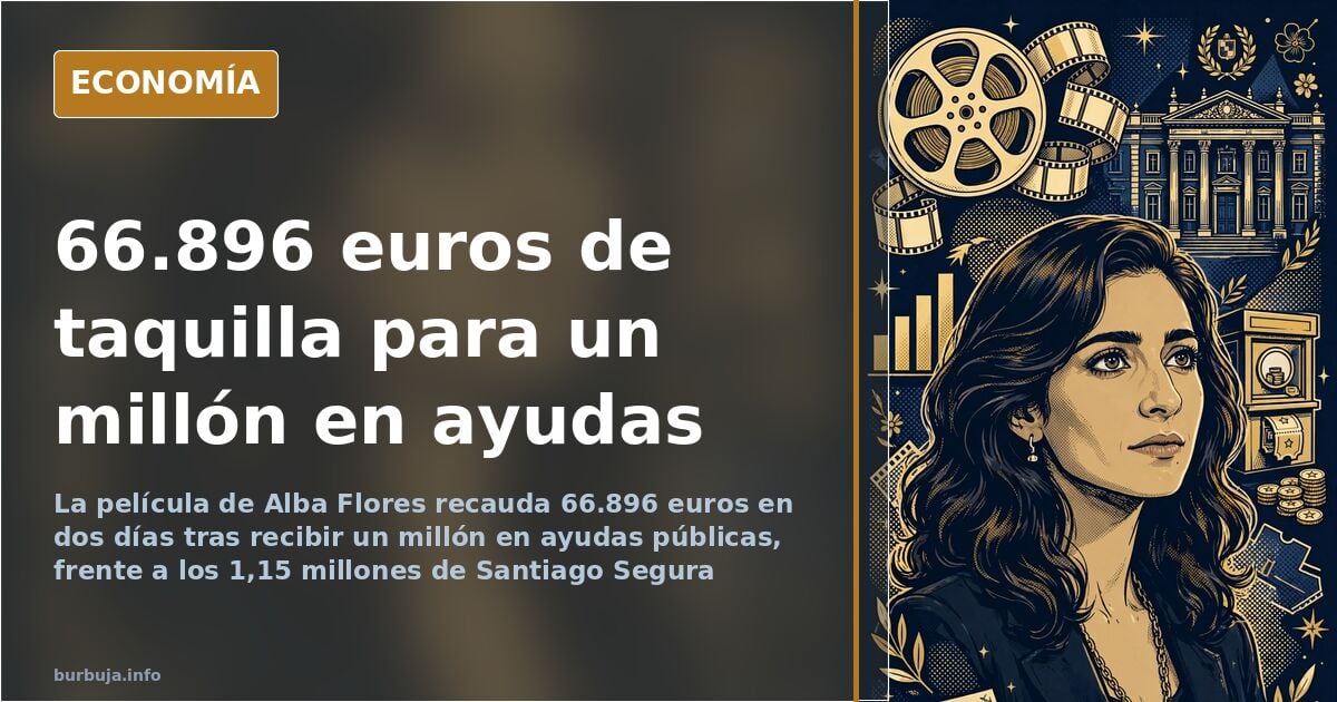 Un millón en ayudas para 66.896 euros de taquilla en dos días