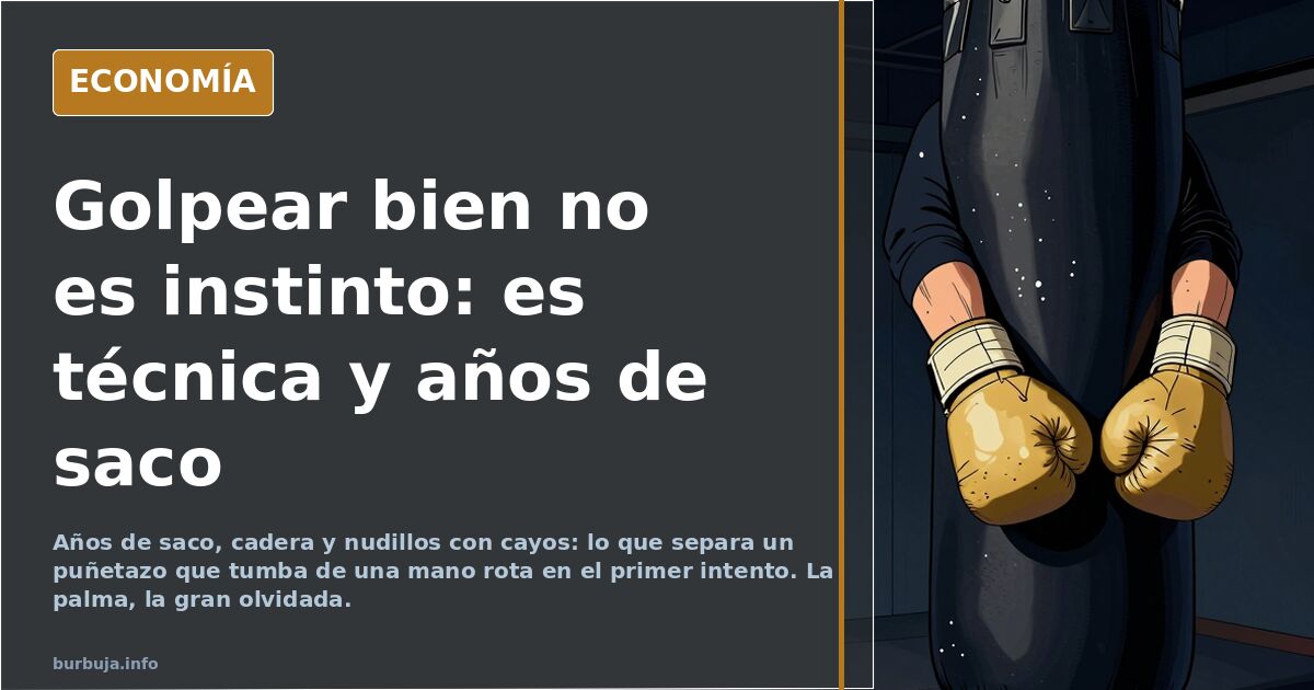Ilustración editorial de un puño cerrado en primer plano con la muñeca alineada y los dos primeros nudillos marcados, sobre f