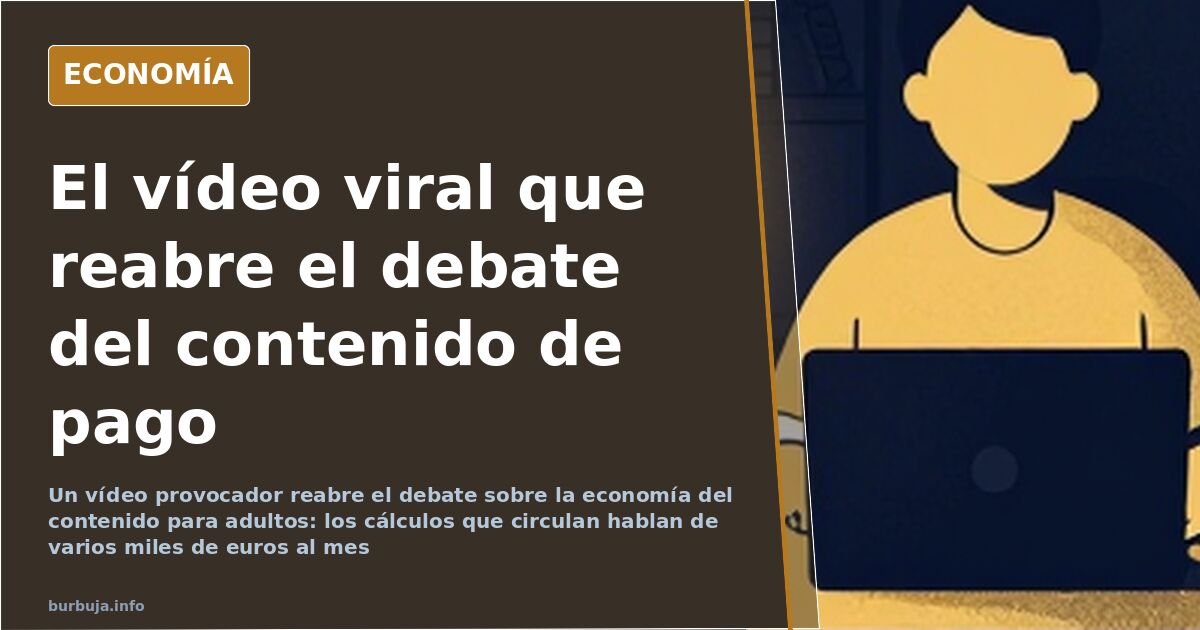 Ilustración de un teléfono reproduciendo un vídeo viral junto a un gráfico de suscriptores de contenido de pago al alza