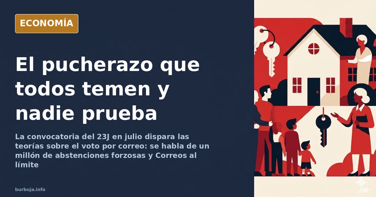 El voto por correo en julio, bajo sospecha de pucherazo
