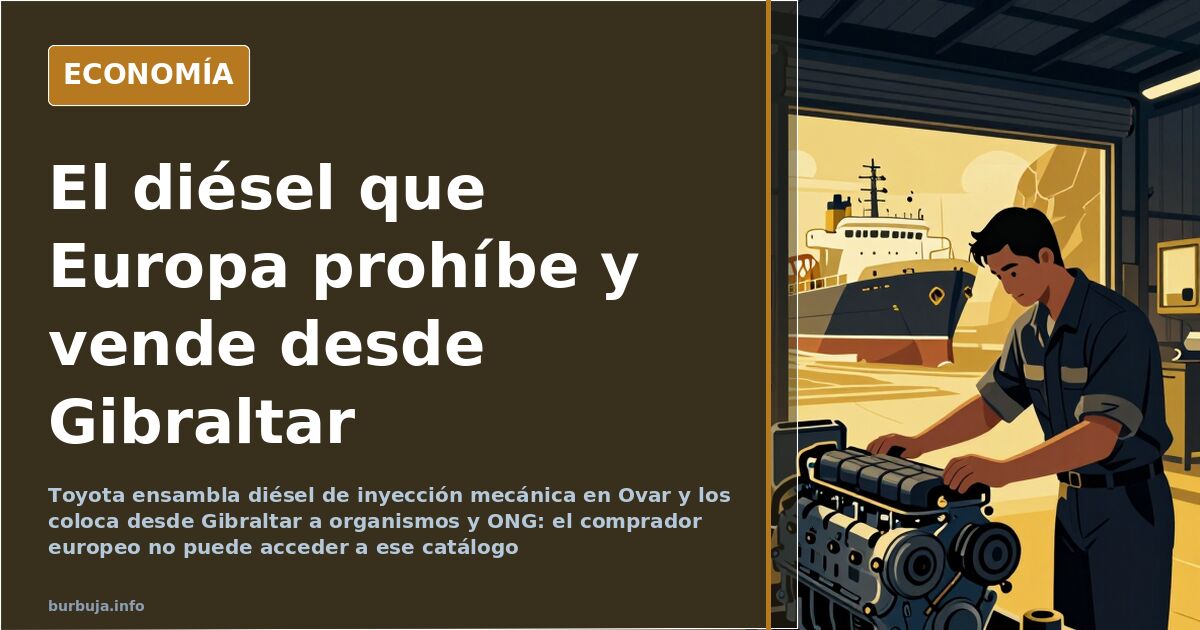 Toyota fabrica diésel sin electrónica que Europa no deja vender