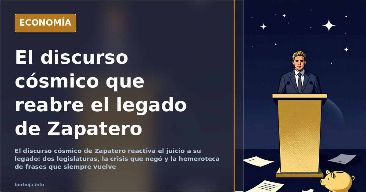 Del 'supervisor de nubes' al balance del Zapatero económico