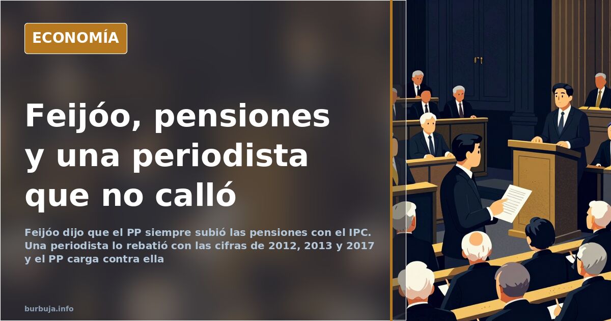 El PP carga contra la periodista que desmintió a Feijóo
