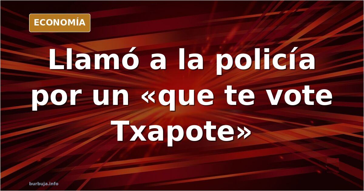 Periodista con micrófono y cámara increpado en la calle por un transeúnte con un móvil durante un «que te vote Txapote»