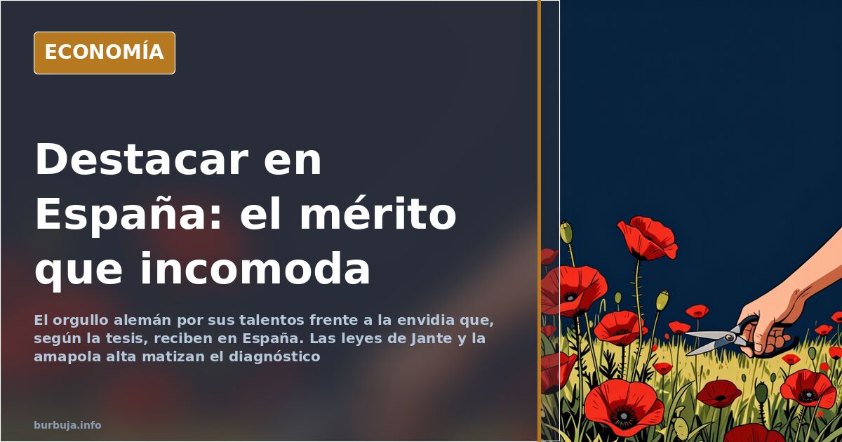 Destacar en España: la tesis del talento castigado