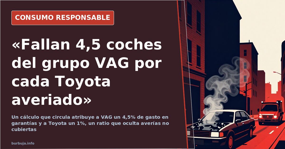 VAG warranty costs 4.5% of revenue, Toyota just 1%