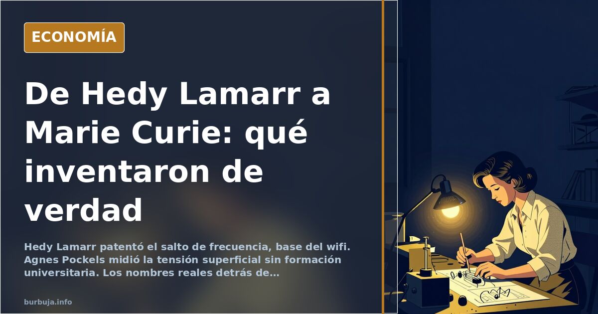 Mujeres inventoras: los nombres reales detrás de la leyenda del wifi