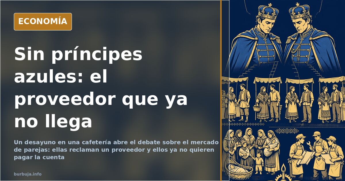 Sin príncipes azules: el mercado de parejas se rompe por dinero