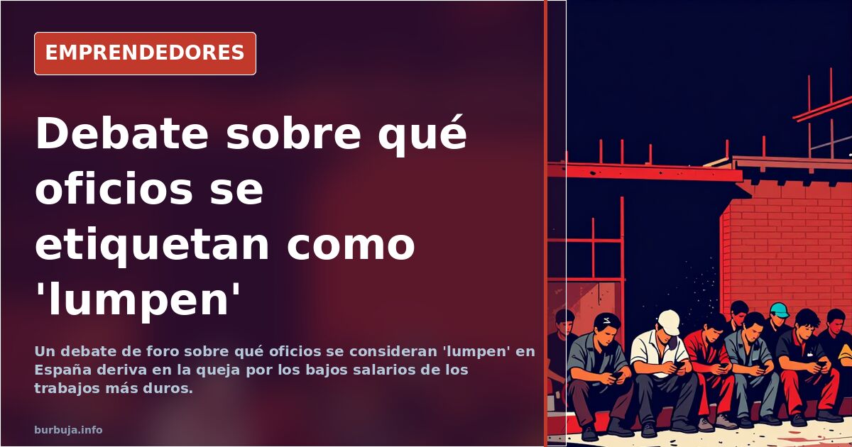 Operarios trabajando en un almacén logístico, uno de los empleos señalados como duros y mal pagados en el debate
