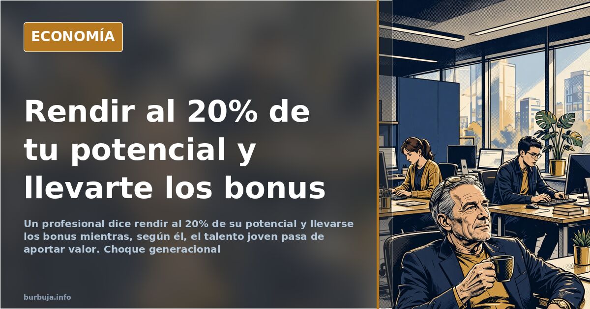 El chollo laboral de los treintañeros frente al talento joven
