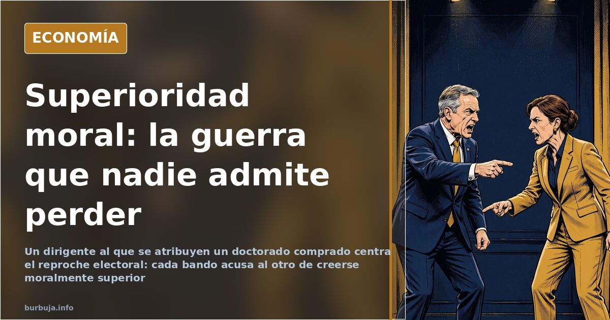 Superioridad moral: el arma de los dos bandos tras las urnas