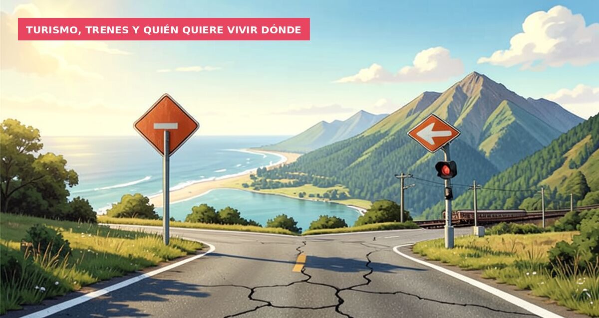 Turismo, trenes y quién quiere vivir dónde